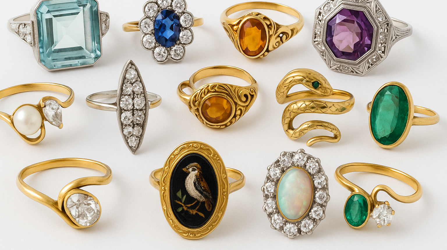 10 Unusual Vintage Rings That Make a Statement