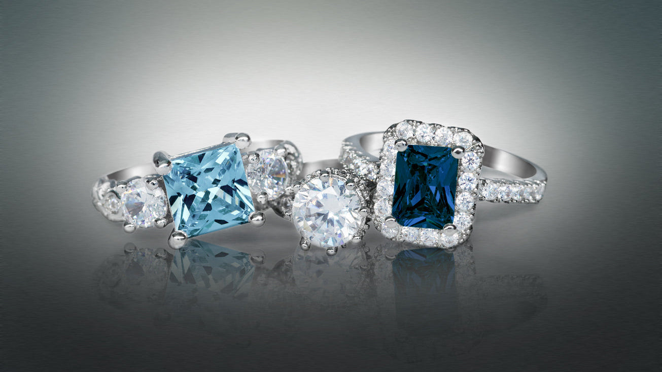 Diamond Cluster Rings