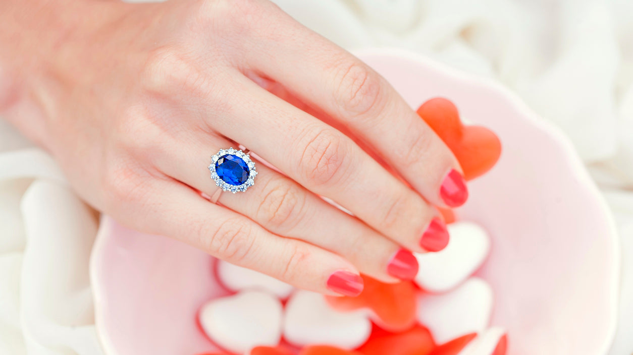 sapphire diamond ring
