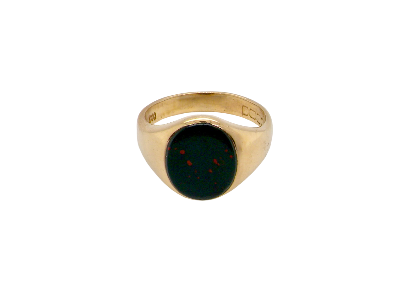 An 18 carat gold Bloodstone Signet Ring
