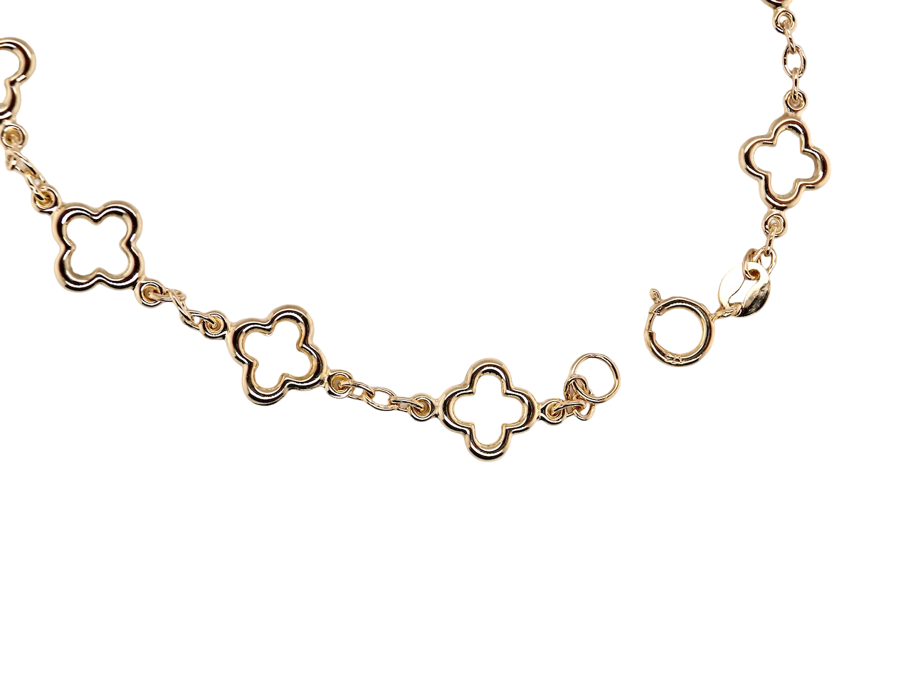 A 9 carat Gold Alhambra-Style Bracelet – Brand New