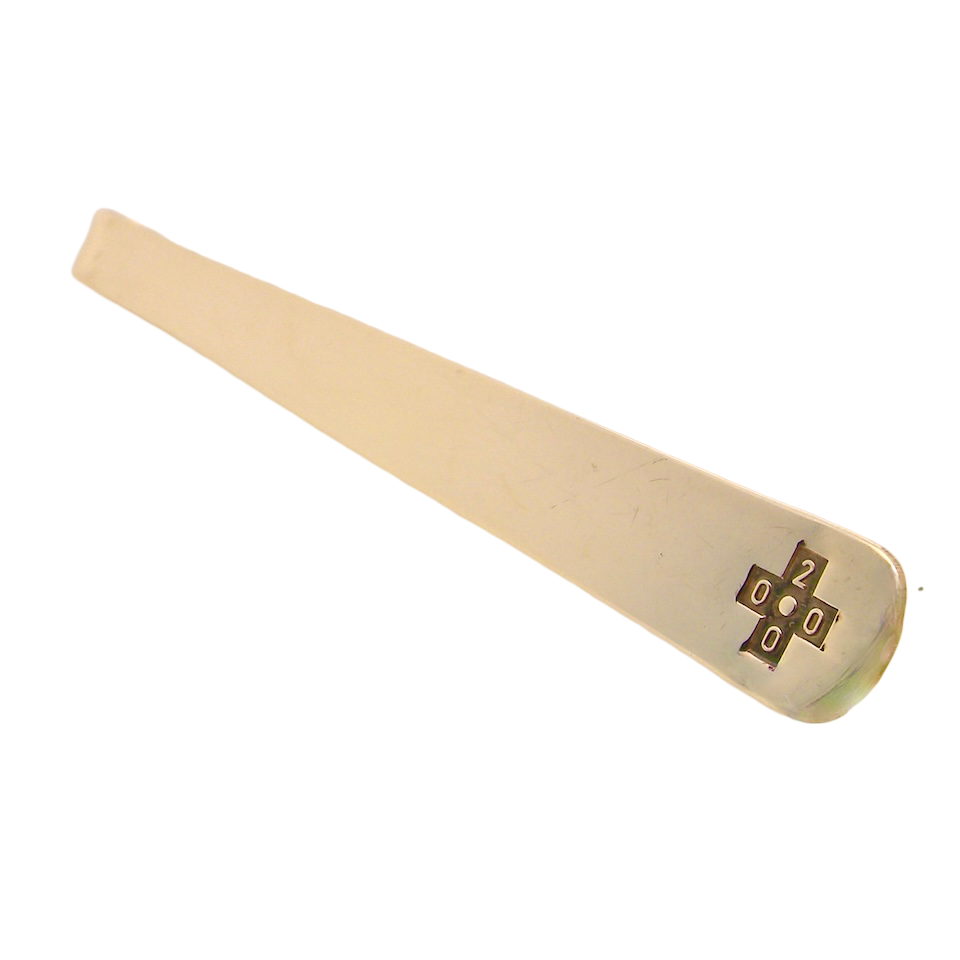 A 9 carat gold Tie Slide