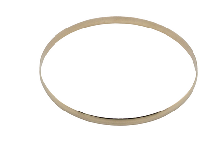 A 9 carat* gold plain bangle