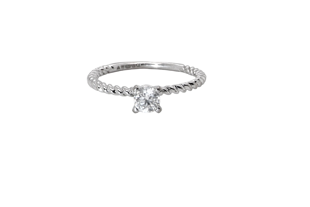 A solitaire Diamond Ring