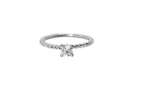 A solitaire Diamond Ring