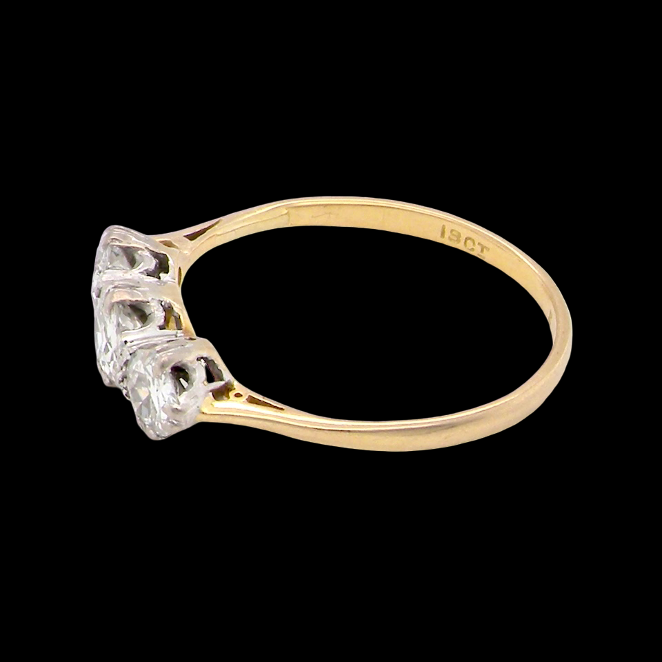 A Fine Diamond Trilogy Ring