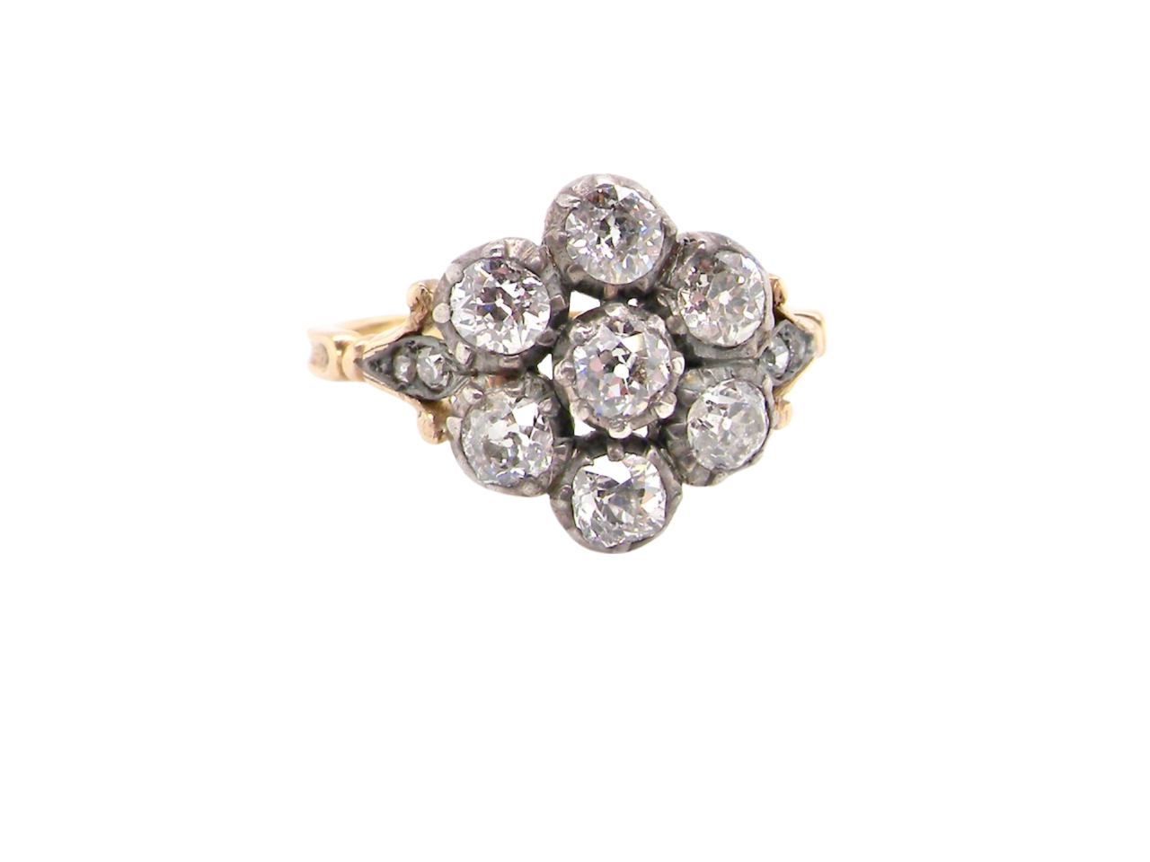 A Fine Victorian Diamond Cluster Ring (Circa 1860s–1880s)
