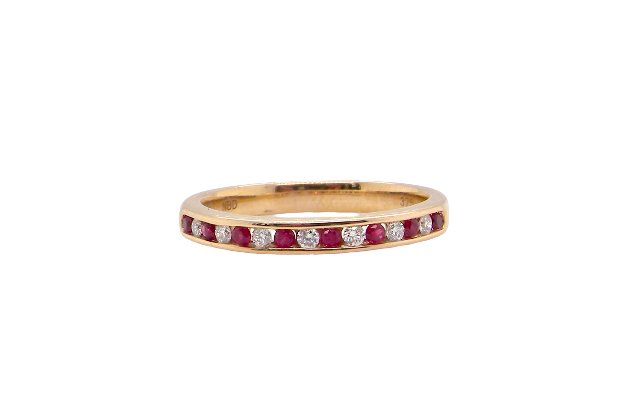 A NEW Ruby and Diamond eternity ring
