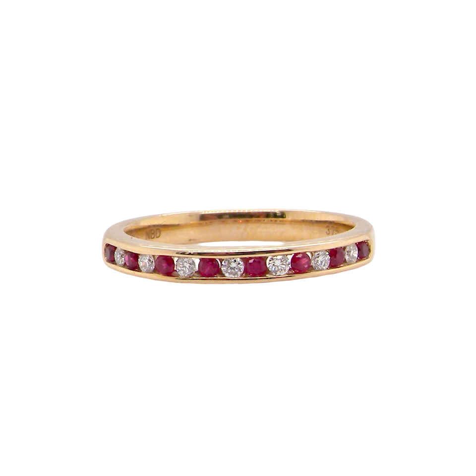 A NEW Ruby and Diamond eternity ring