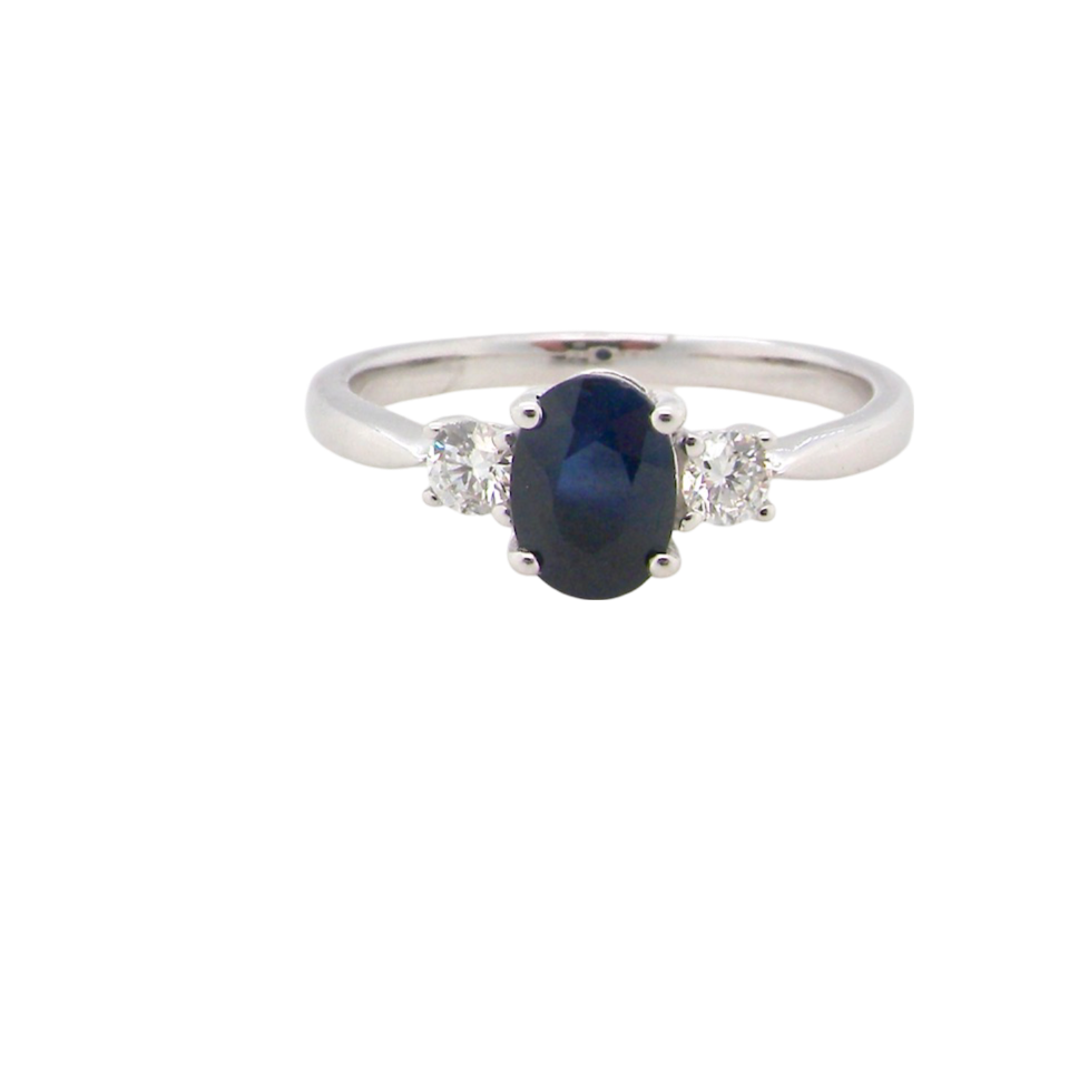 A NEW Sapphire and Diamond ring