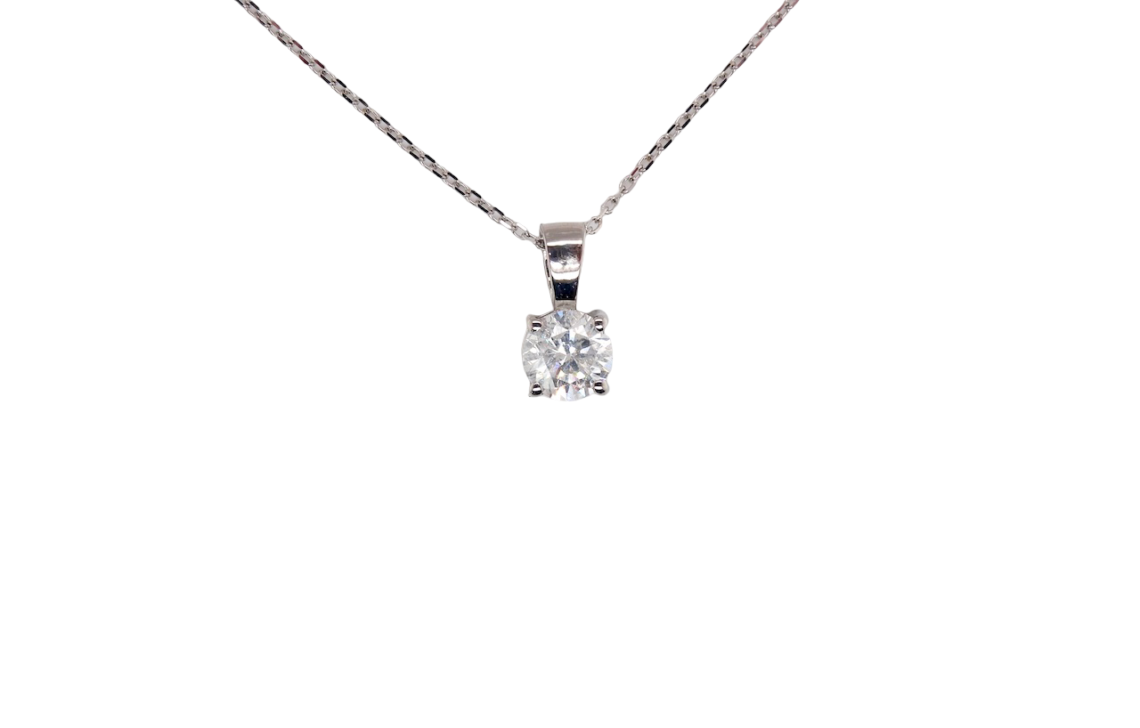 A One Carat solitaire Diamond pendant-