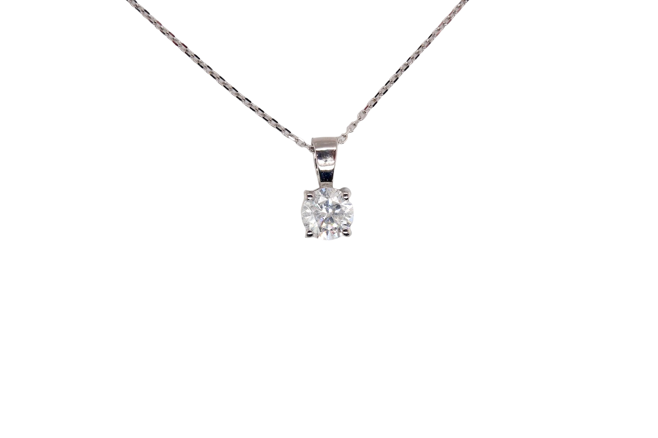 A One Carat solitaire Diamond pendant-
