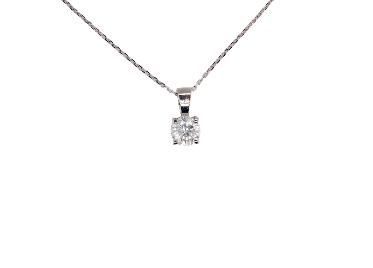 A One Carat solitaire Diamond pendant-