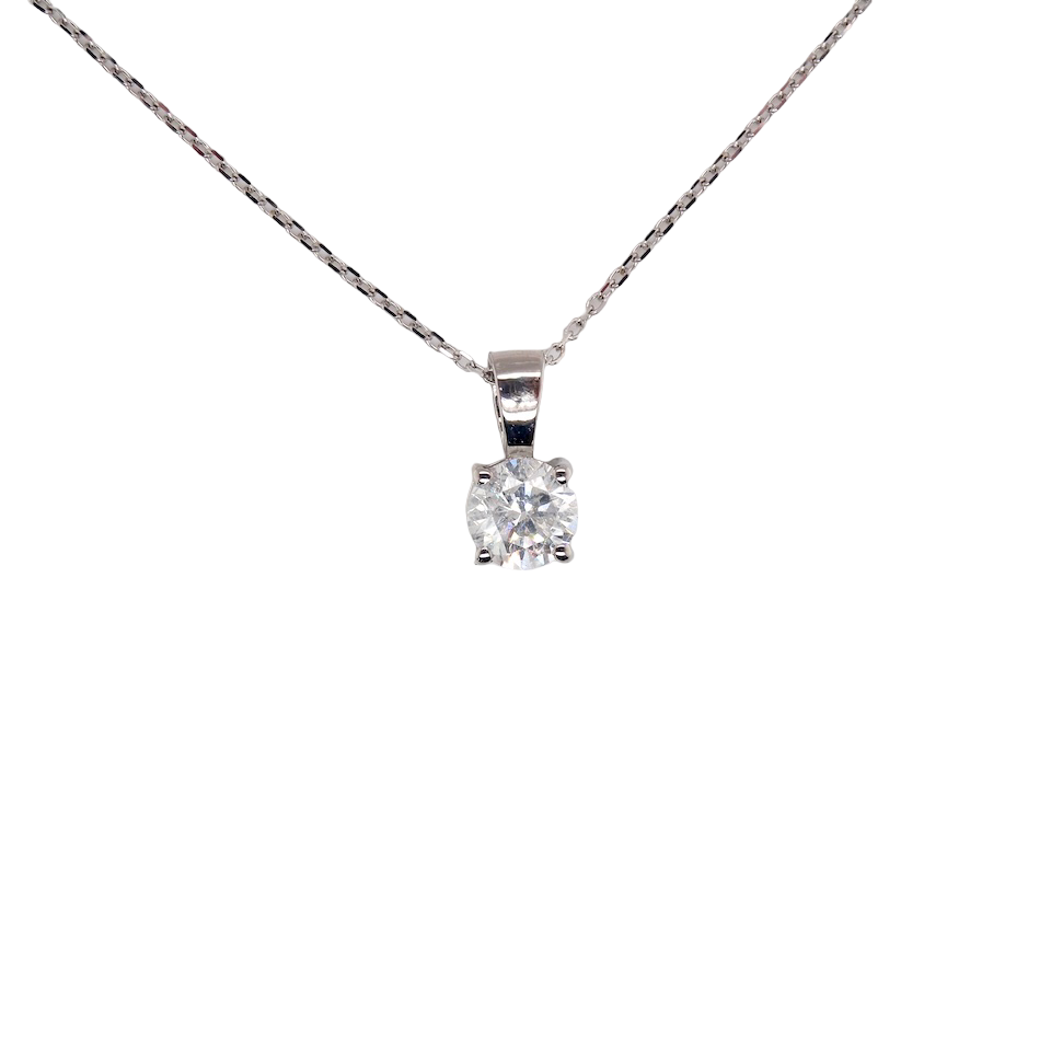A One Carat solitaire Diamond pendant-