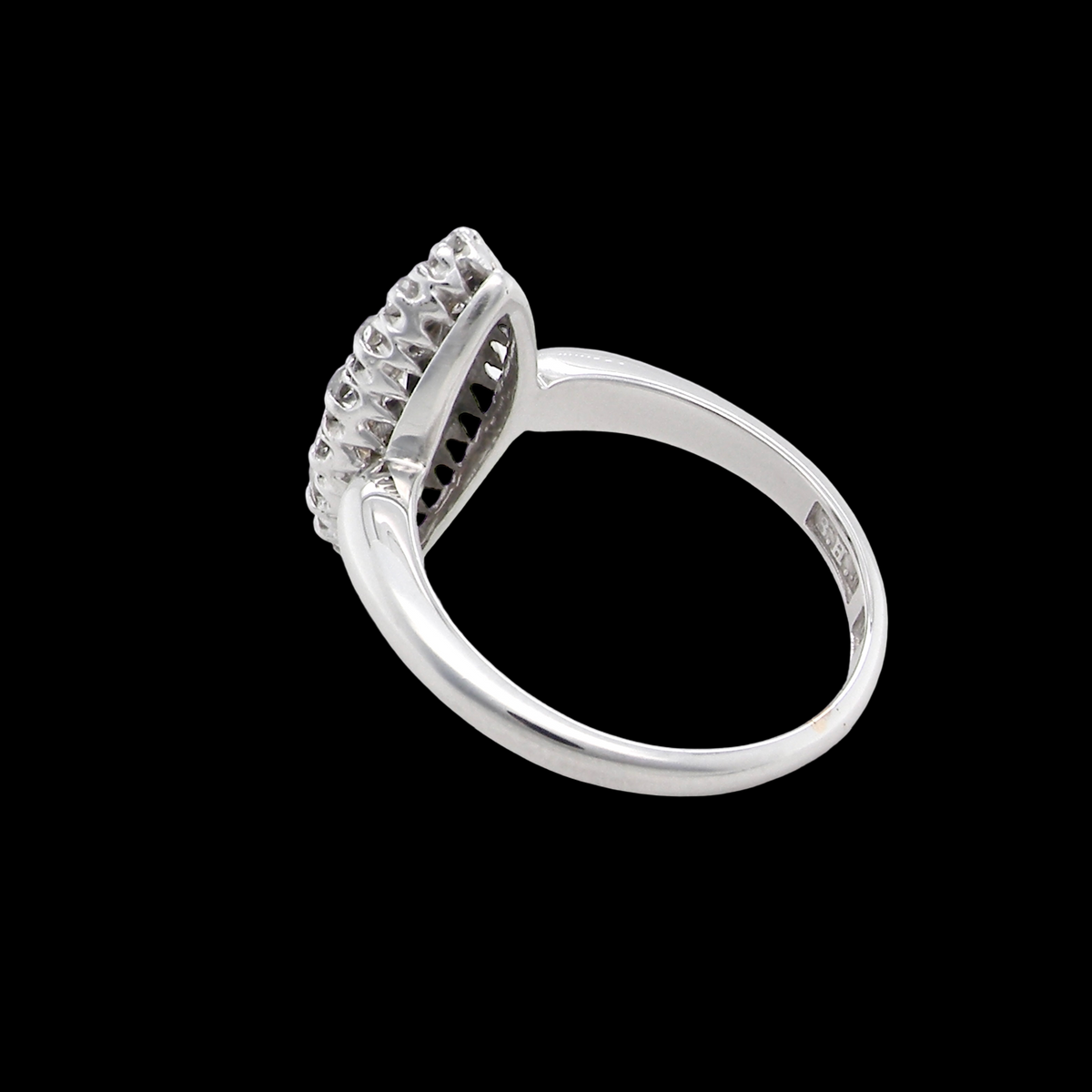 A Stunning Marquise Cluster Diamond Ring