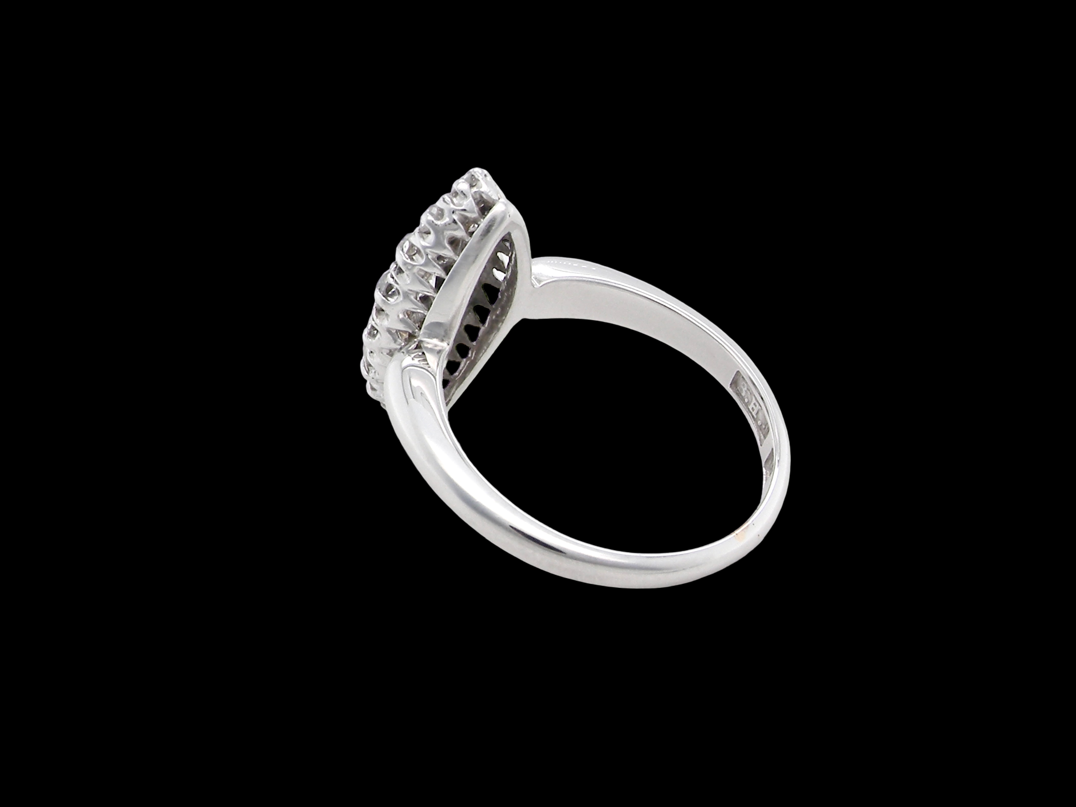 A Stunning Marquise Cluster Diamond Ring