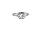 A Tiffany Diamond cluster ring