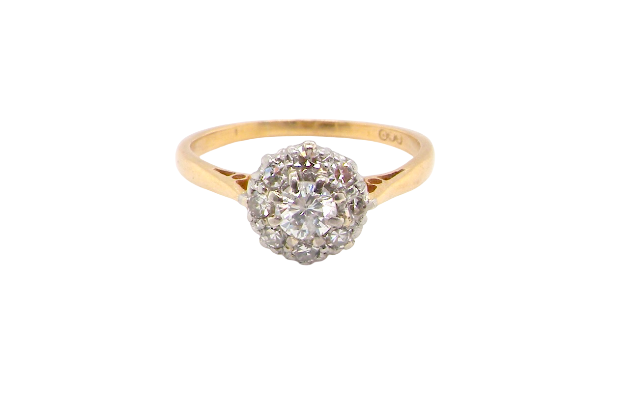 A Vintage Diamond Cluster Ring (c.1930–1940)