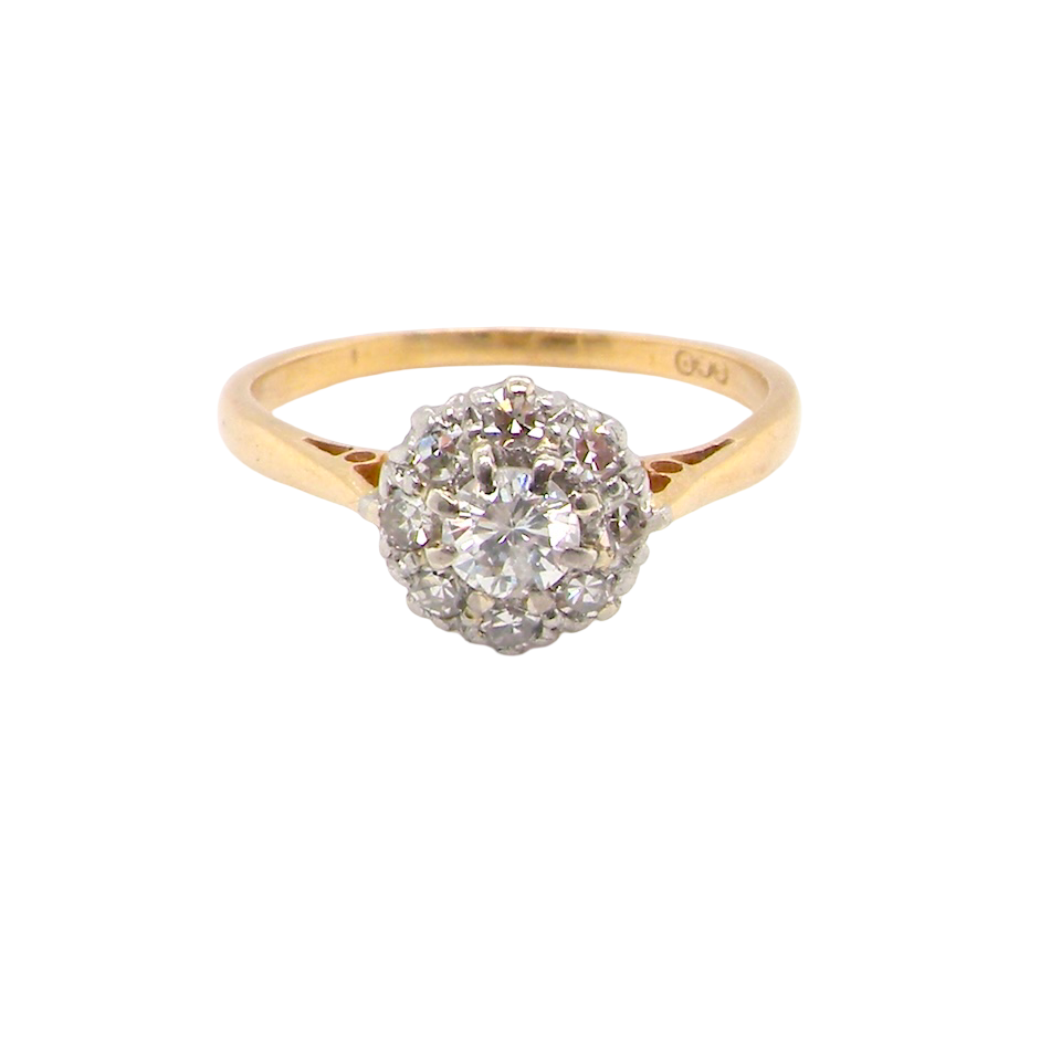 A Vintage Diamond Cluster Ring (c.1930–1940)