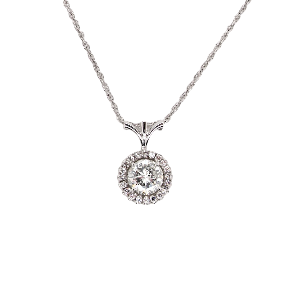 A beautiful Diamond cluster pendant