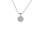 A beautiful Diamond cluster pendant
