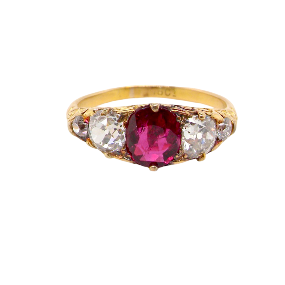 A fine Victorian Ruby and Diamond ring