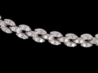 Diamond bracelet on a black background
