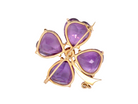 amethyst brooch