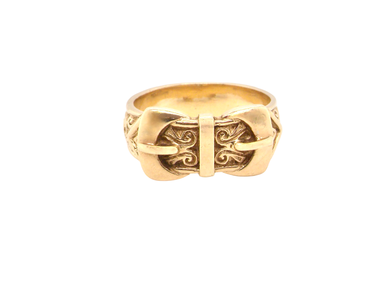 A man's heavyweight buckle ring