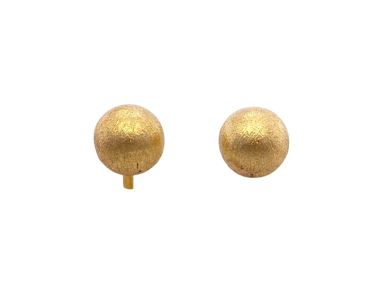 A pair of 18 Carat* gold earrings