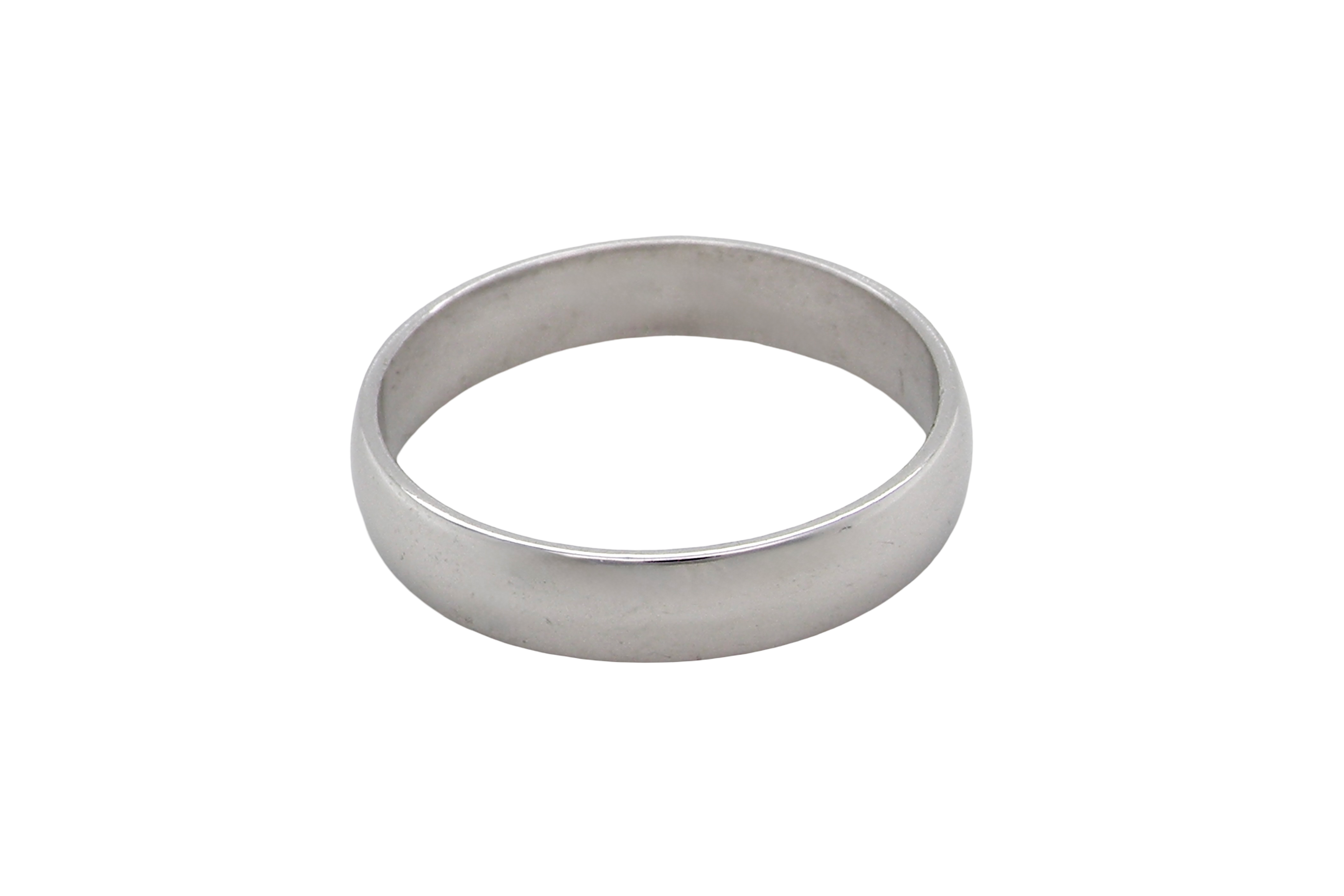 A platinum wedding ring