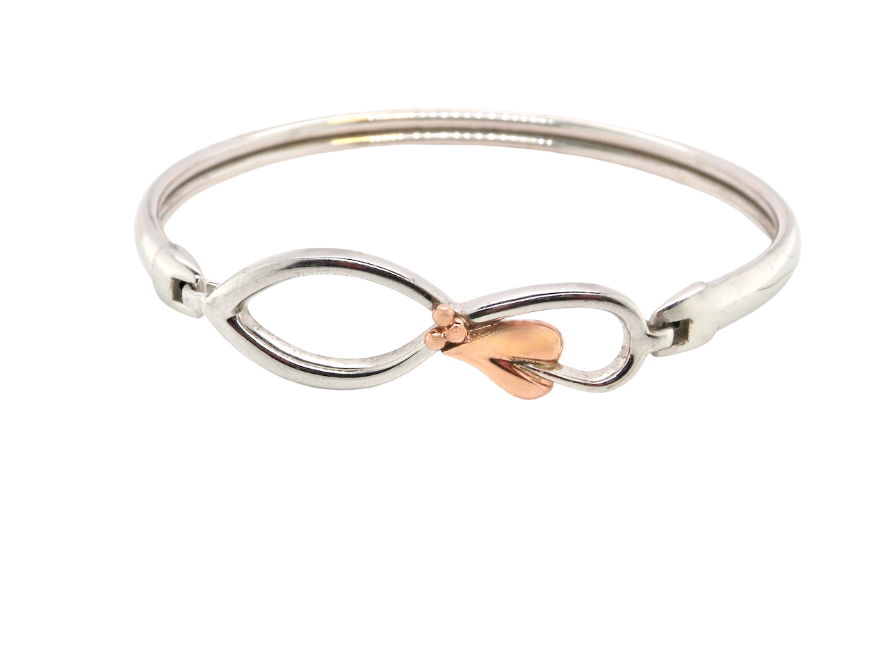 A sterling silver bangle by the Welsh jewellers- Clogau. 