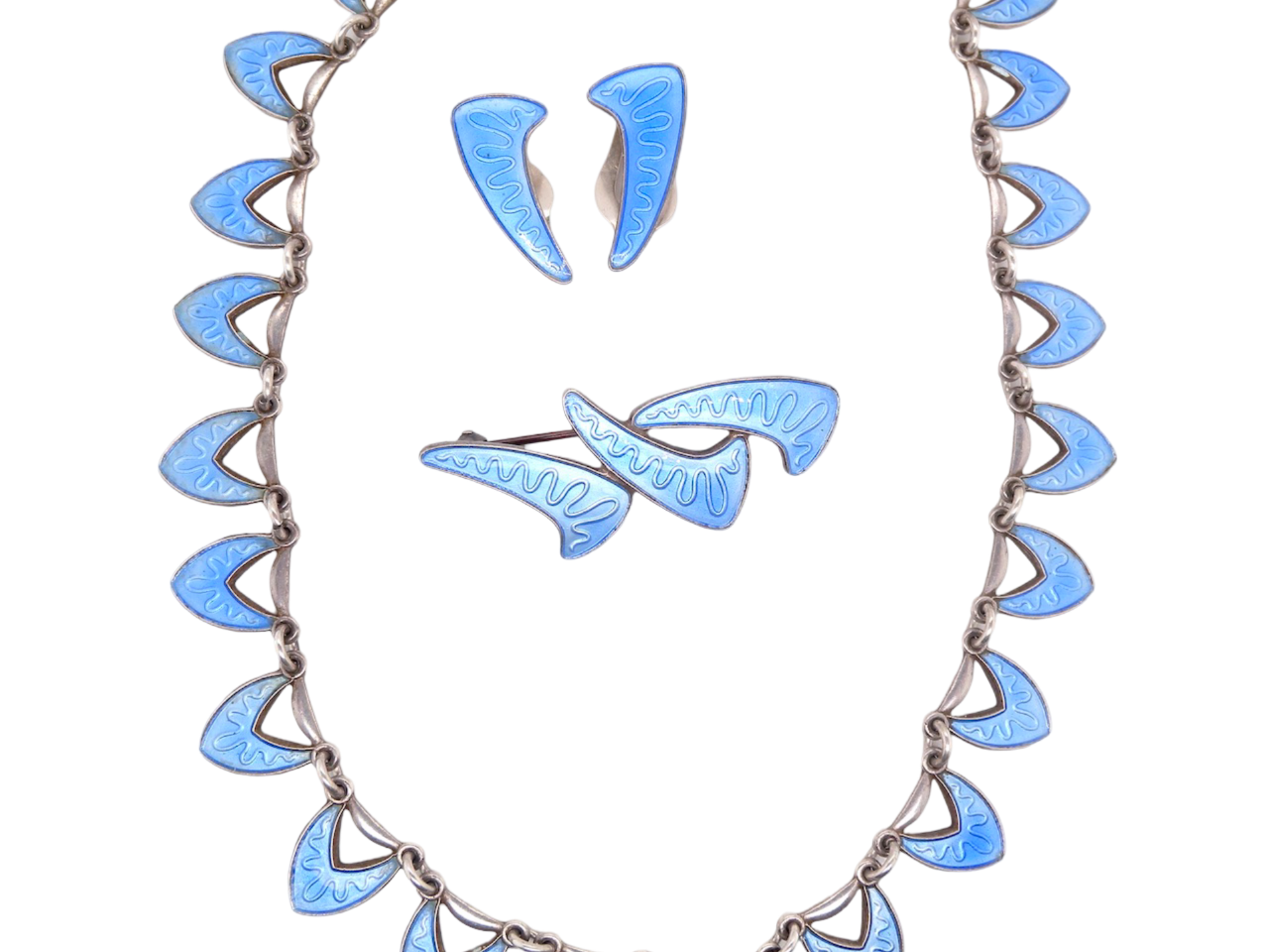 A suite of Silver Danish Jewellery