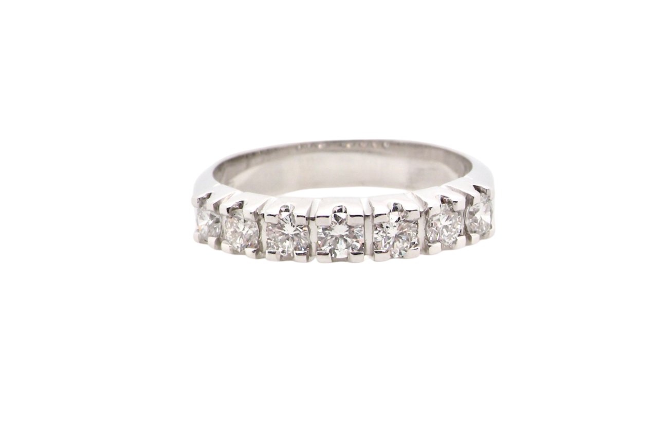 A white gold Diamond Eternity Ring