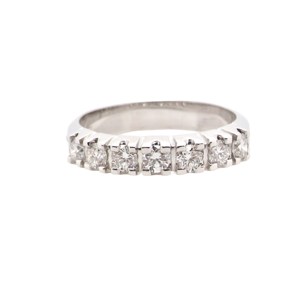 A white gold Diamond Eternity Ring