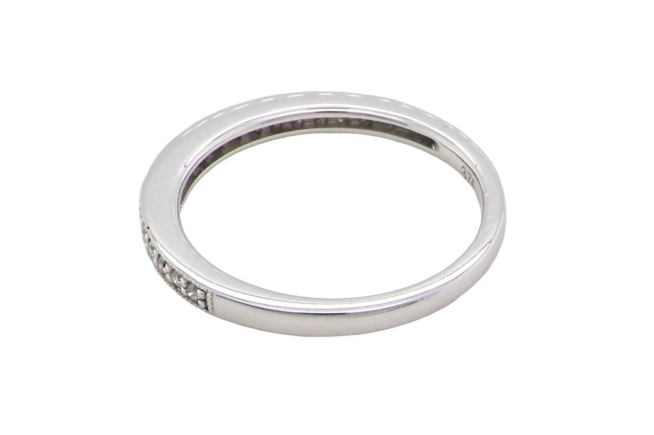 A white gold Diamond eternity ring