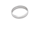 A white gold wedding ring