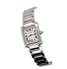 A woman's Cartier Tank Francaise wrist watch