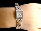 A woman's Longines wrist watch