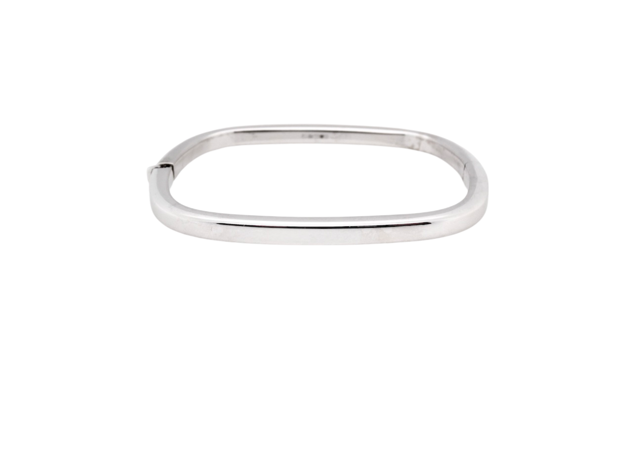 An 18 carat White Gold Bangle