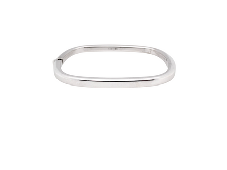 An 18 carat White Gold Bangle