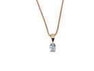An Aquamarine solitaire pendant