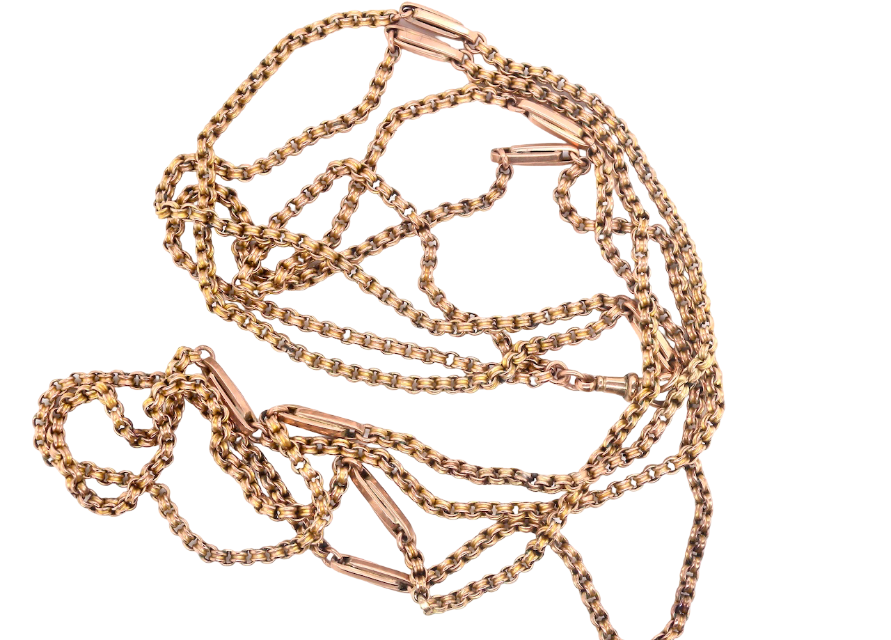 An antique Guard Chain early 20th C