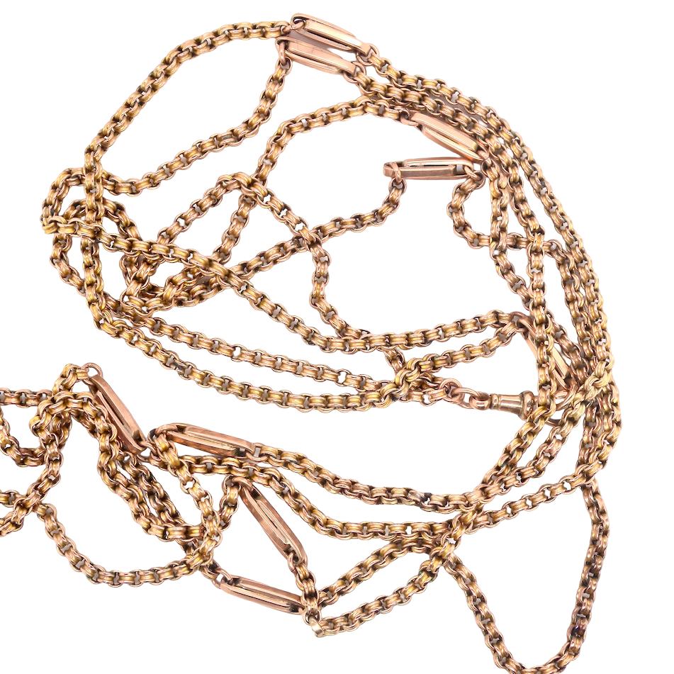 An antique Guard Chain early 20th C
