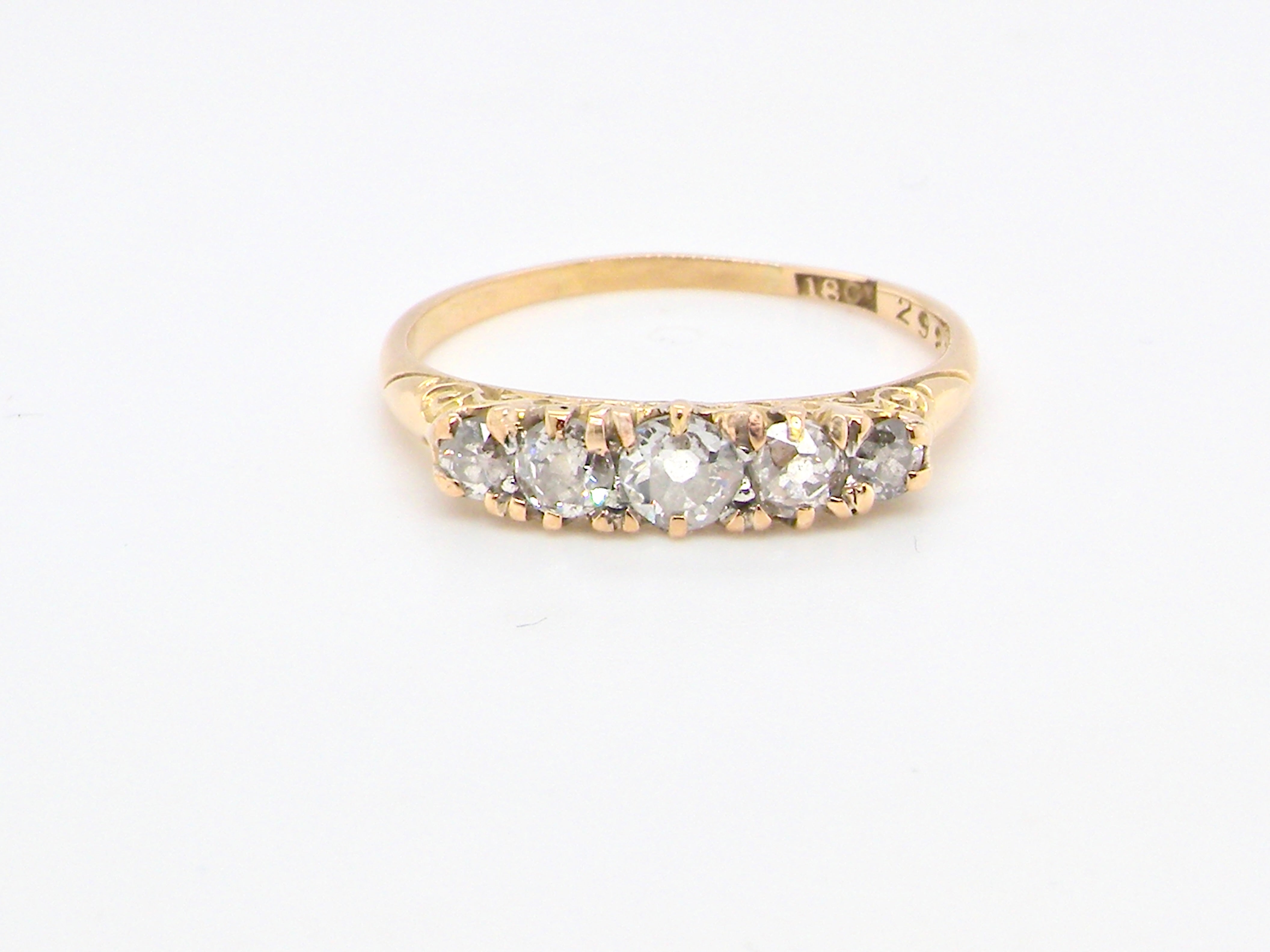 An antique five stone Diamond Ring