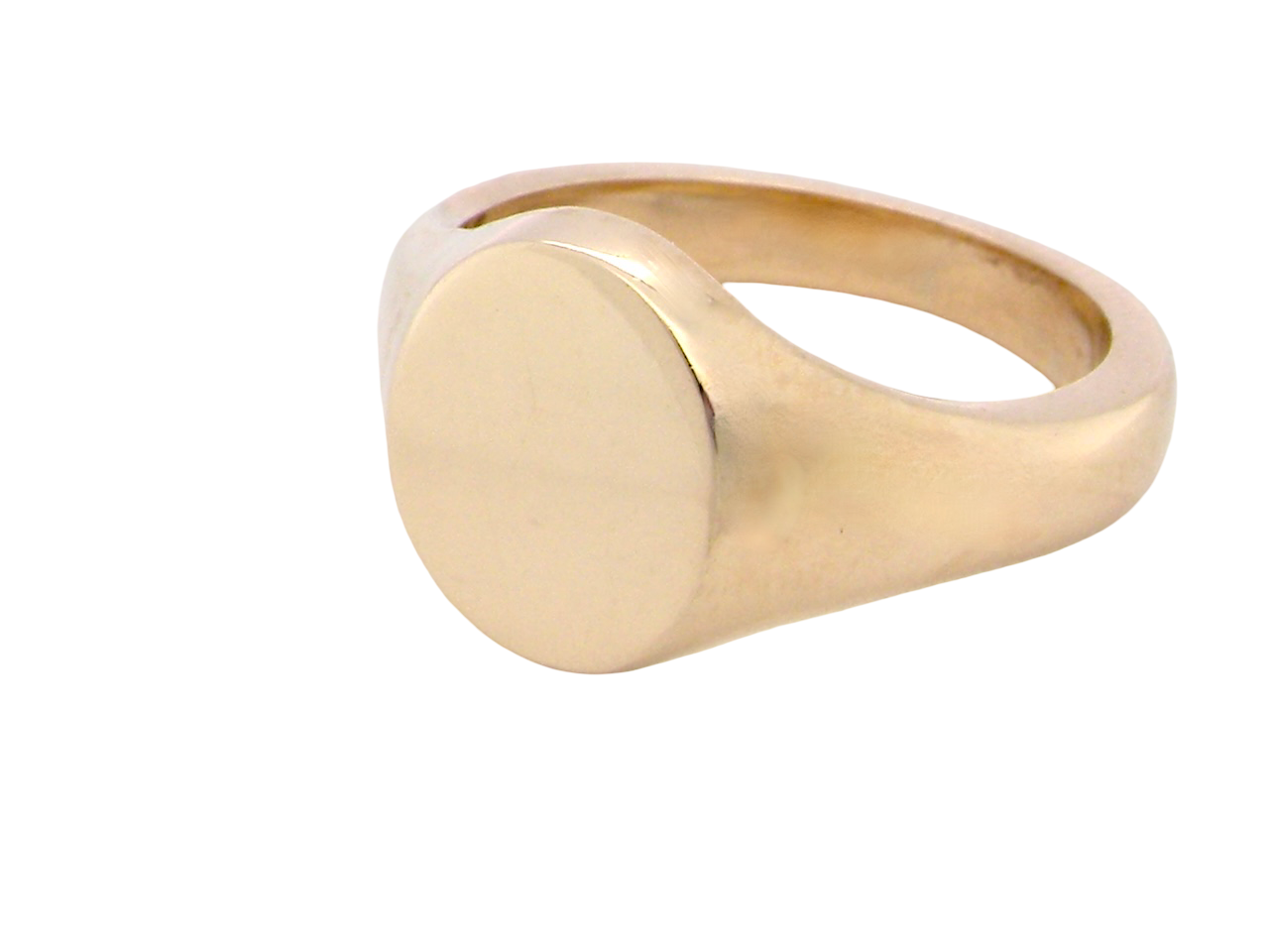 An extra heavy man's Oxford signet ring. 