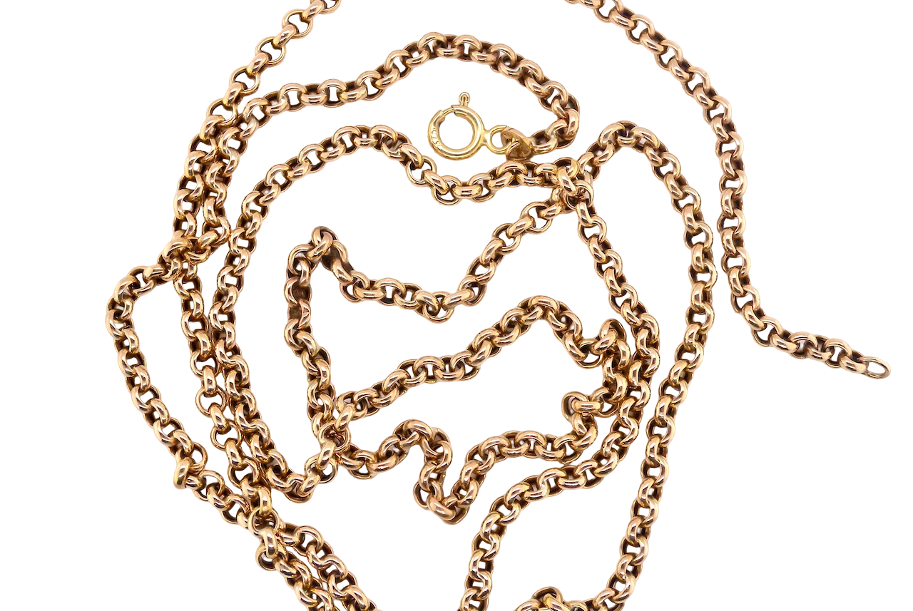An extra long vintage neck chain