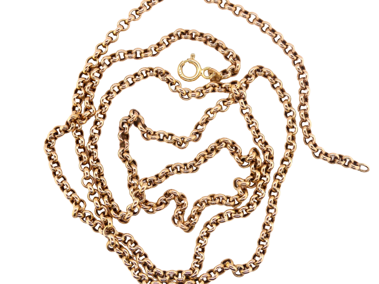 An extra long vintage neck chain