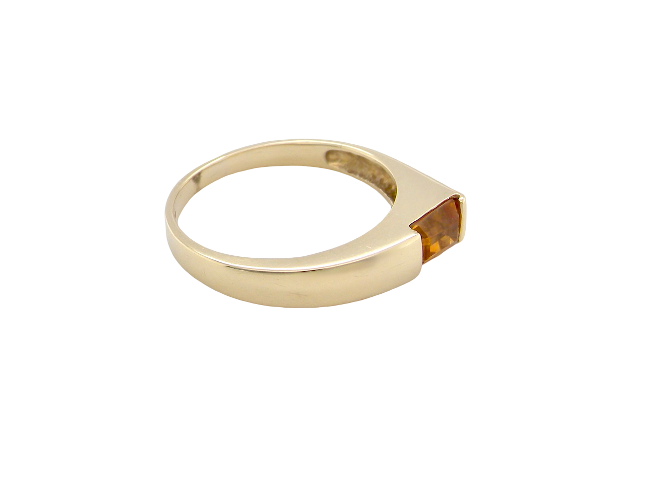 An unusual Citrine dress ring