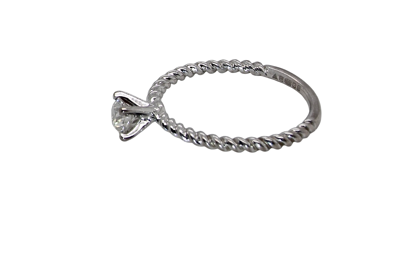 A solitaire Diamond Ring